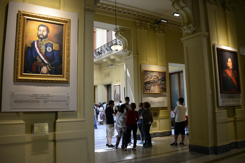 11 Francisco Solano Lopez, Tiradentes, Juan Manuel de Rosas Paintings Galeria de Patriotas del Bicentenario Hall of Bicentennial Patriots Casa Rosado Plaza de Mayo Buenos Aires